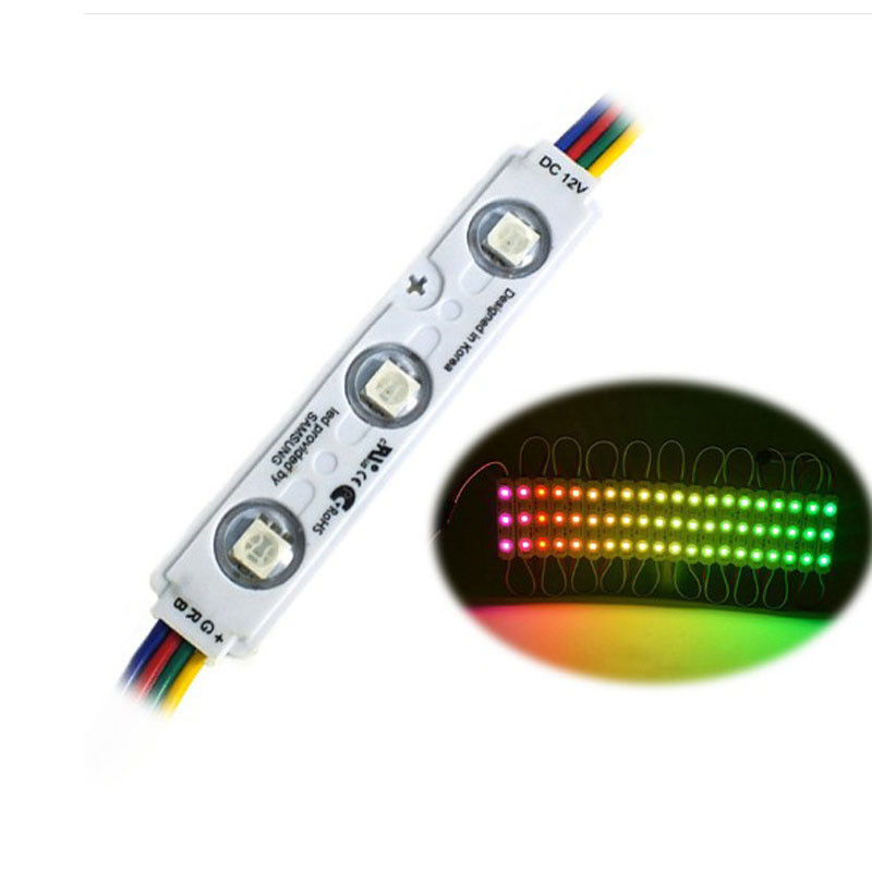 65 X 16 5050 RGB Outdoor LED Module LED Luminous Signboard Light Box High Brightness Light Source Module Low Voltage 12v