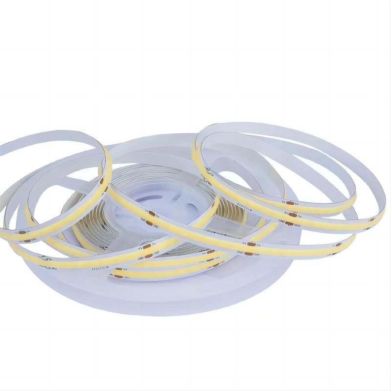 300LEDs Dampproof Customizable 90Ra Não-voltagem COB LED Strip Com 4cm de comprimento de corte para iluminação doméstica