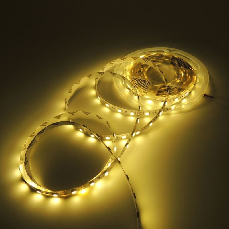 5m/roll SMD2835 Flexível LED Strip 120LEDs Direct Factory Boa Qualidade 8mm PCB IP20 Decoração Interior