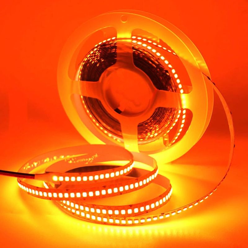 12V 240LEDS SMD 2835 LED Strip Light 1200LEDs 16,4Ft Não-impermeável Cores Vermelho Verde Azul Laranja Para Bar