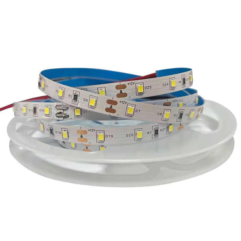 60 leds/m 2835 LED Strip Light 5m/Roll 20-22LM 120° Ângulo de feixe 2700 4000k 6000K Solução de iluminação interior para casa