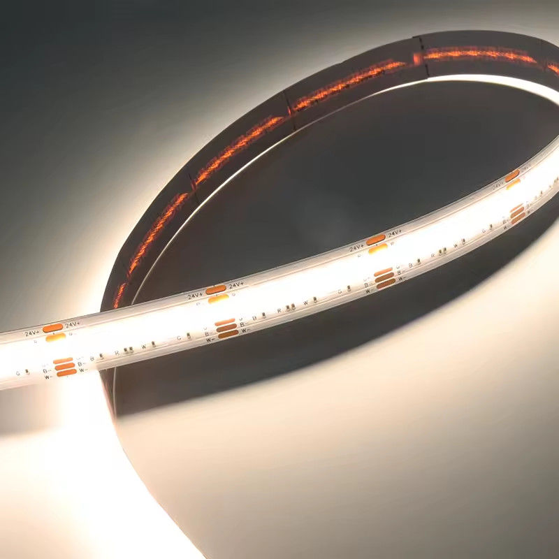 Super brilho COB LED faixa RGB 12mm cores múltiplas 120 graus super amplo 1080 LEDs/m COB faixa luz full color