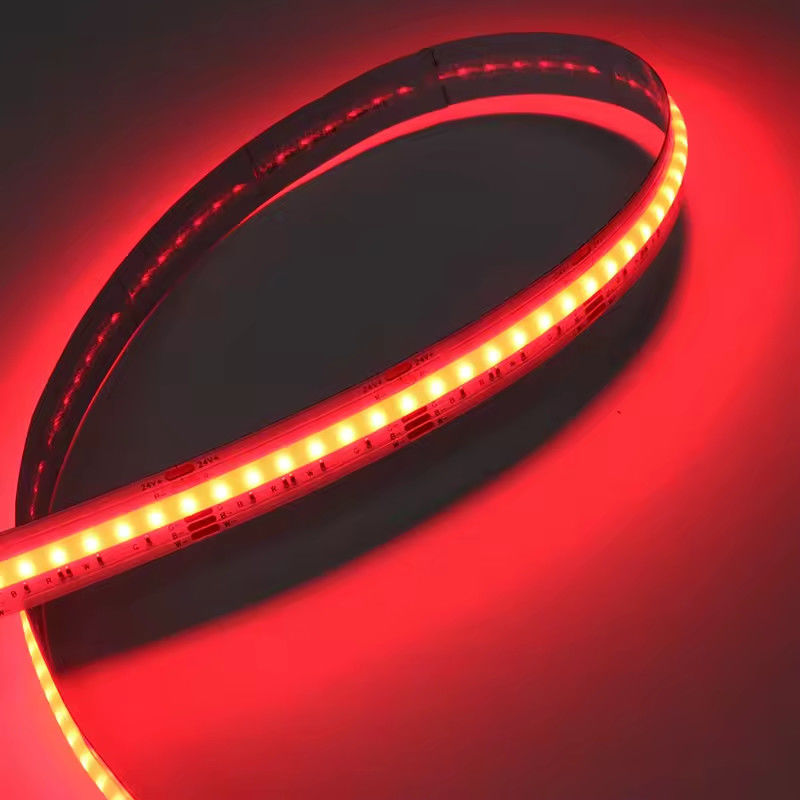 Super brilho COB LED faixa RGB 12mm cores múltiplas 120 graus super amplo 1080 LEDs/m COB faixa luz full color