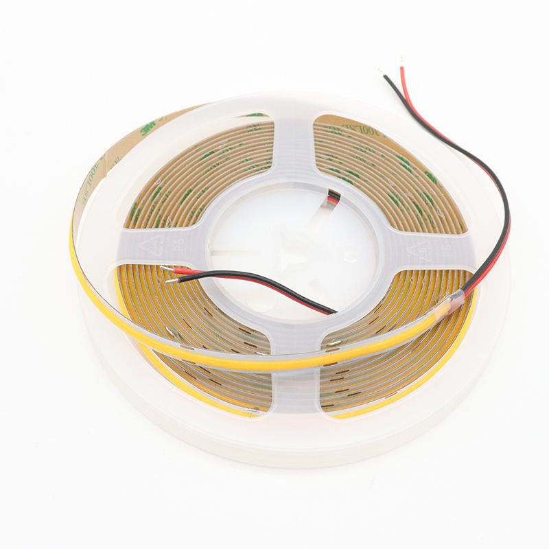 Lâmpadas IP20 Dimmable Rated 320LEDS 90Ra COB LED Strip 10W/M Para iluminação interna