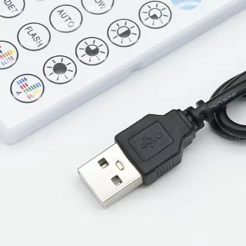Smart LED 5V 44ekys RGB LED Strip controlador wifi tuya APP USB Bluetooth dimmer luce striscia controlador para LED Strip
