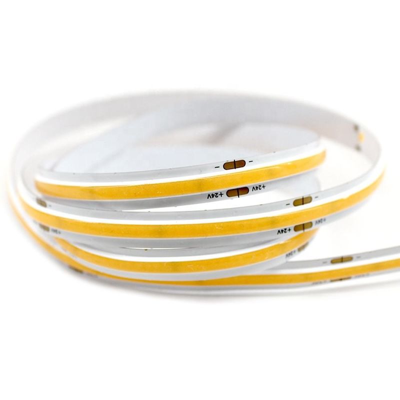 Certificado 10W/m 2700K-6500K 90 CRI CRI CRI Corretível COB LED Strip para iluminação dimmable