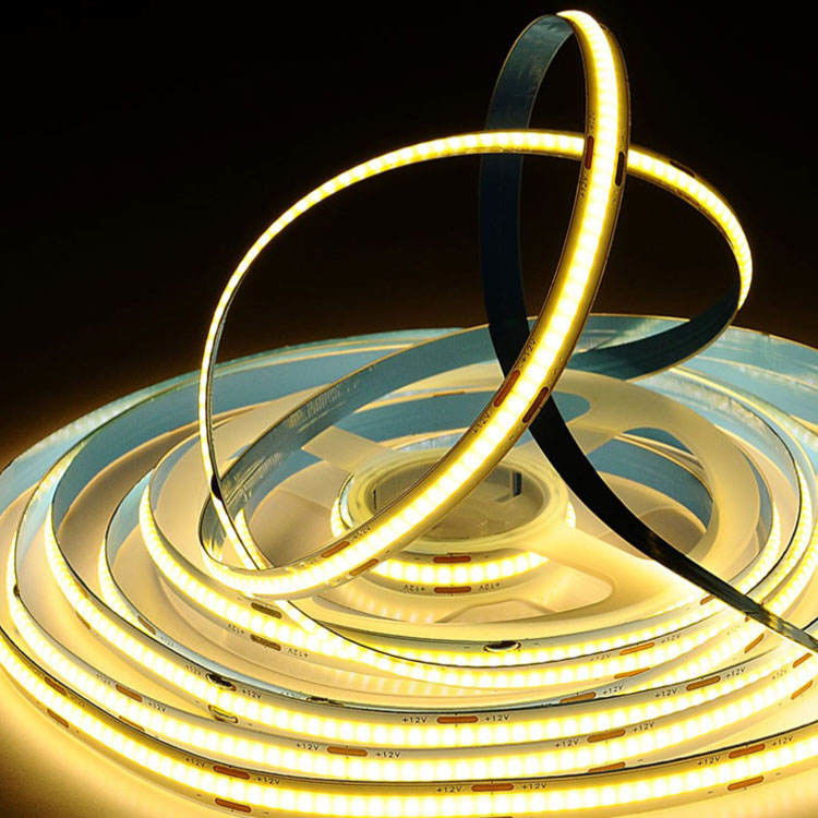 Certificado 10W/m 2700K-6500K 90 CRI CRI CRI Corretível COB LED Strip para iluminação dimmable