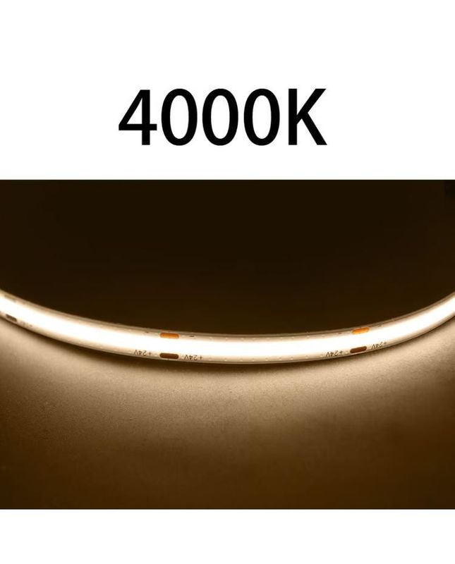 Lâmpadas de alta CRI DC24V COB480 5m/rolo RA90 tira de cob para decoração interna exterior