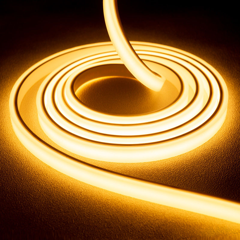 Lâmpada LED de neon de silicone de 2700K com 12W/m de cor emitente e taxa de resistência à água IP68