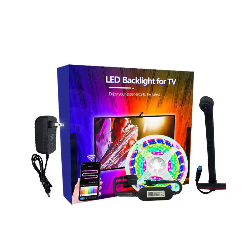 Decoração do lar 3.8M 5M USB IP20 TV LED Backlights com música WIFI TUYA Smart Home APP Control