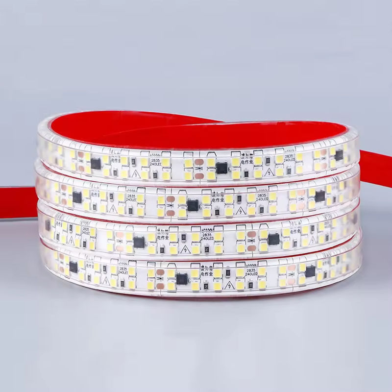Dirigente livre Ip44 220V 110V 2835 240led 10cm cortado para trás bastão 127V impermeável 10cm cortado flexível led tira para exterior