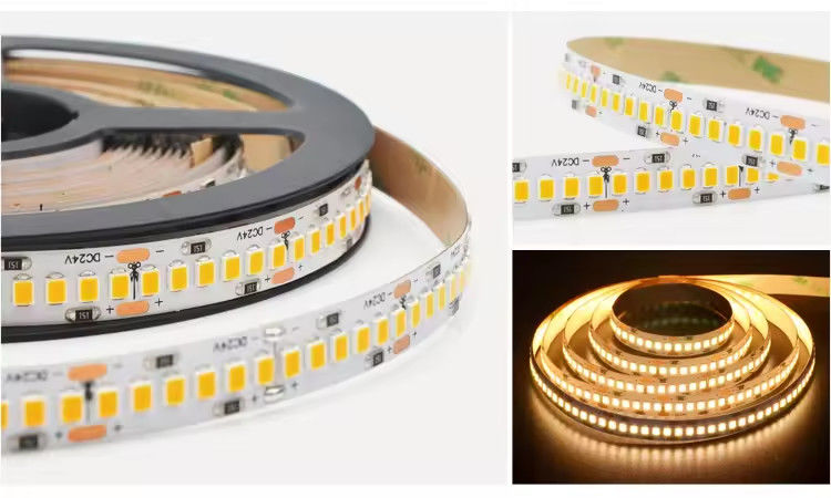 Espectro completo 2835 Flexível LED Strip CRI>95 CRI>97 120leds/m SDCM <3 R1-R15 todos são mais de 90