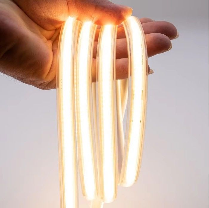 288 LEDs de alta voltagem 110V 220V flexível COB LED luz de faixa 2700K 3000K 4000K 6000K