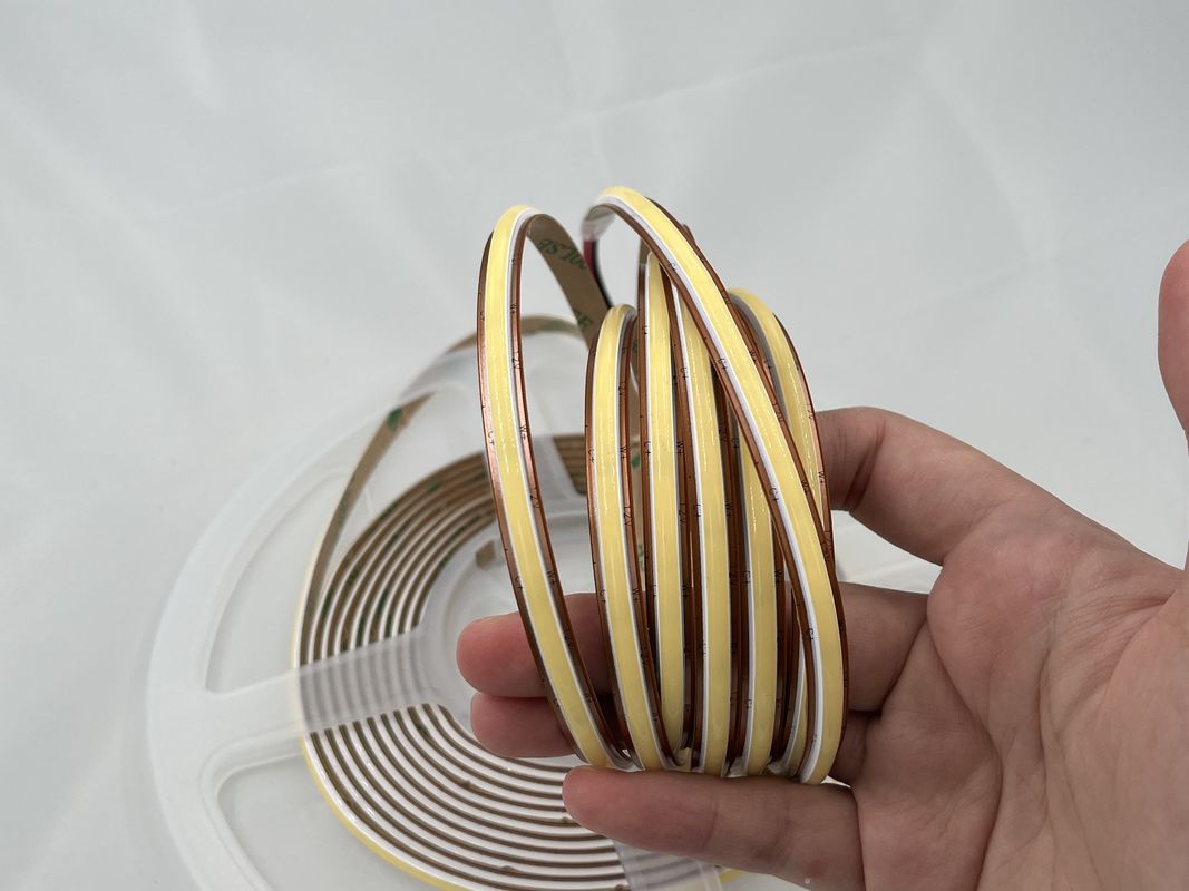 12V COB576Led/M 6.6MM Largura Dimmable 2700K A 6500K CCT COB LED Strip Iluminação flexível CE Certificado