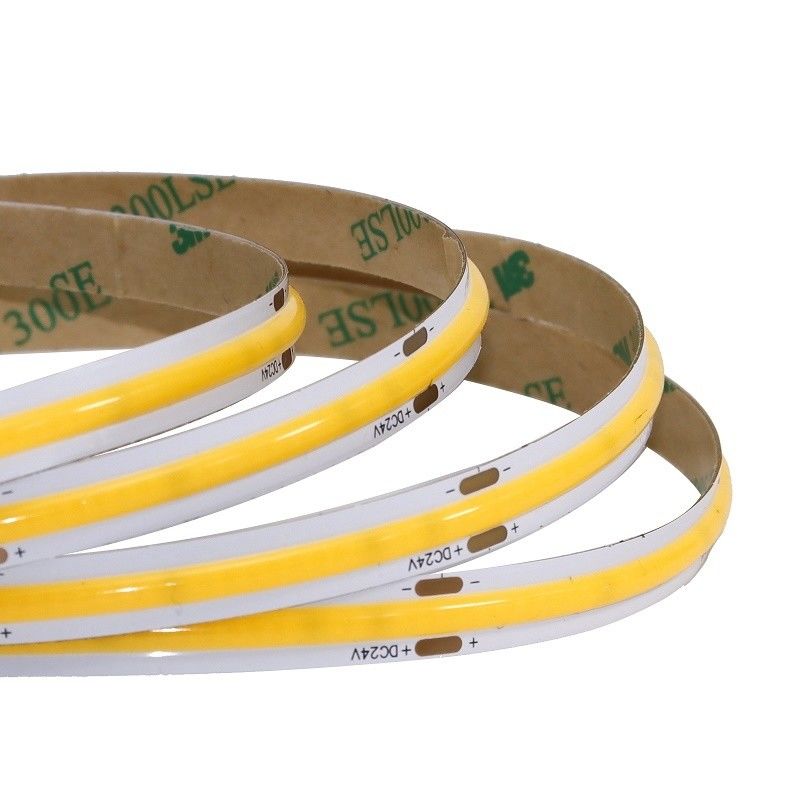 COB LED Strip Light 240d/m 90LM 80Ra 10W/M 220V para personalização de iluminação de casa inteira