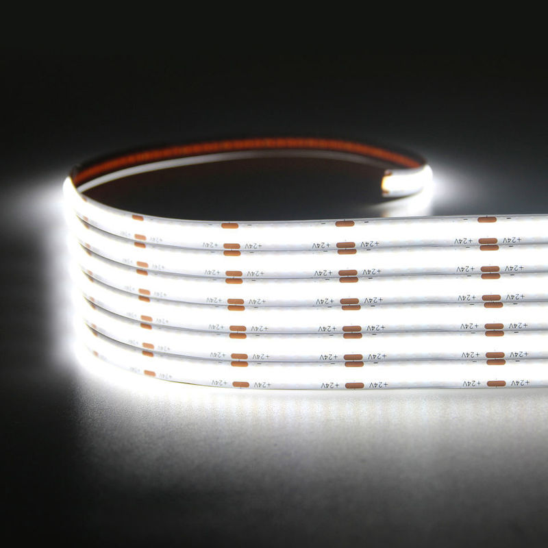 320 leds/m LED COB Flexível DC24V 12V 5m 10W para iluminação de paisagem -25 50C CRI 90