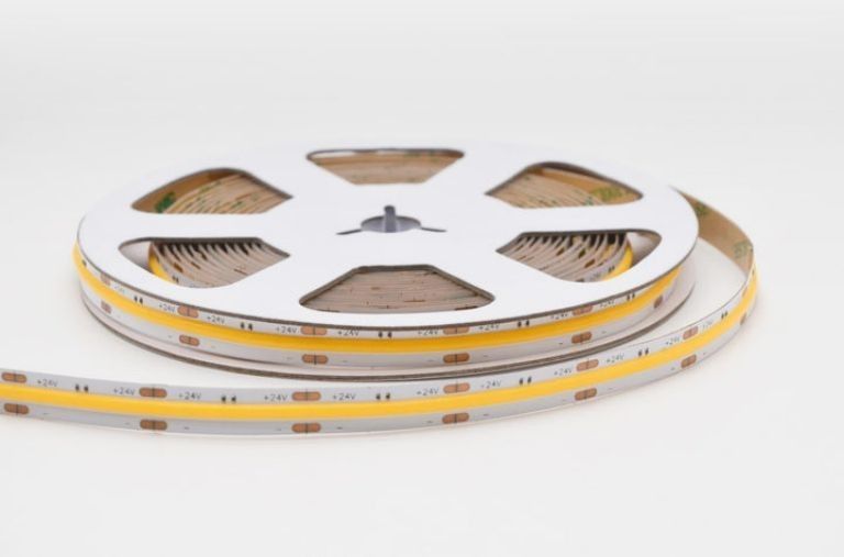 320 leds/m LED COB Flexível DC24V 12V 5m 10W para iluminação de paisagem -25 50C CRI 90