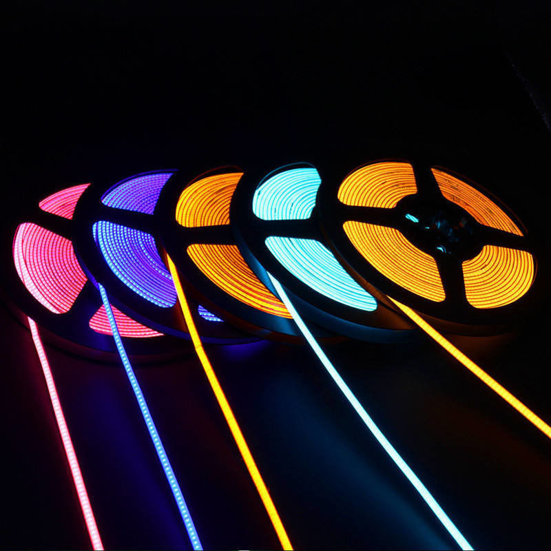 Real Double PCB Low Voltage COB LED Strip para decoração de interiores e peso do produto de 0,2 kg