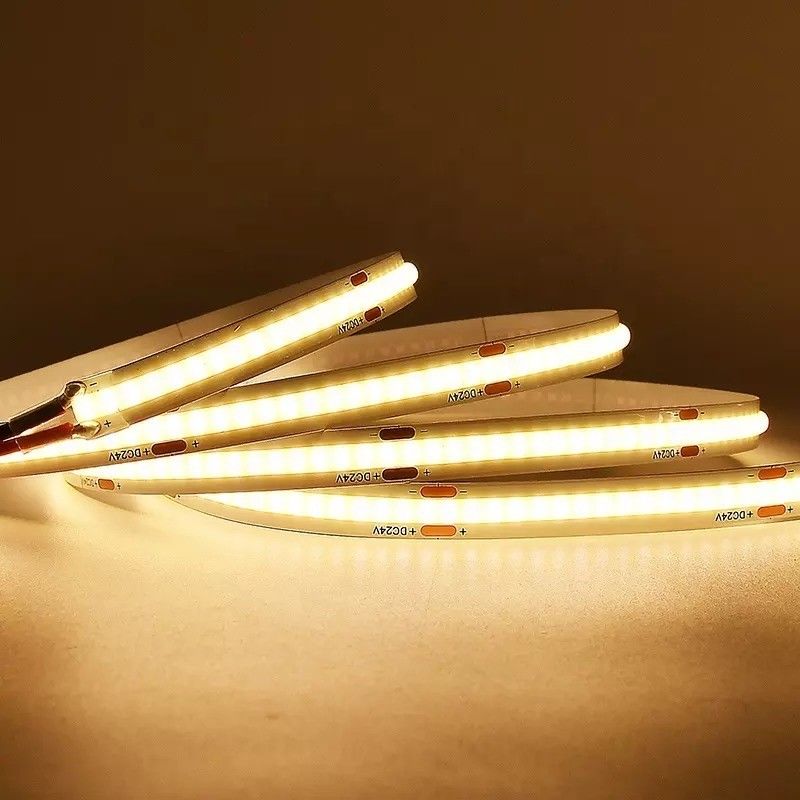 12W resistente à água IP20 COB 480 LEDs 12V 8mm 10mm LED Strip Light para decoração de jardim