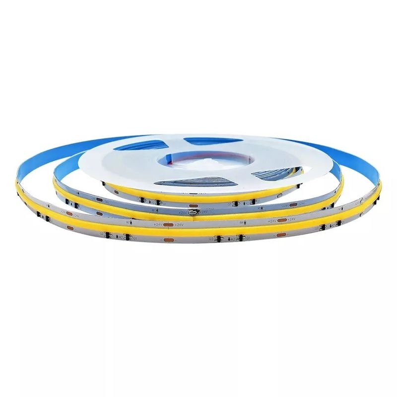 12W resistente à água IP20 COB 480 LEDs 12V 8mm 10mm LED Strip Light para decoração de jardim
