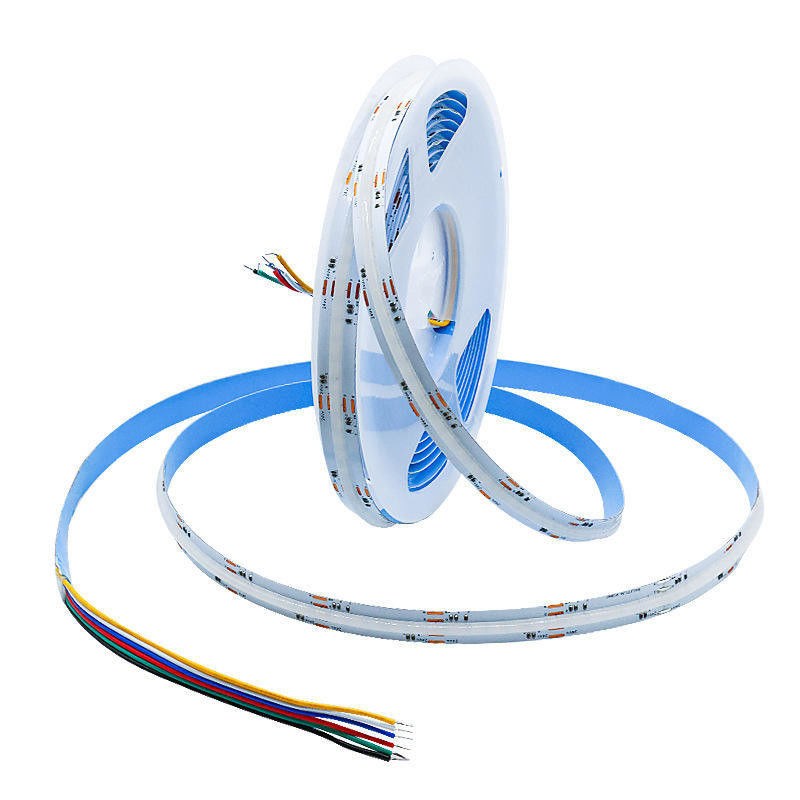 Banda LED 5m/loto Smd 320 384 840 leds/m Impotente Flexível Cob Led Strip Dc 24v Ra90 RGBCCT 3000k 4000k 6000k