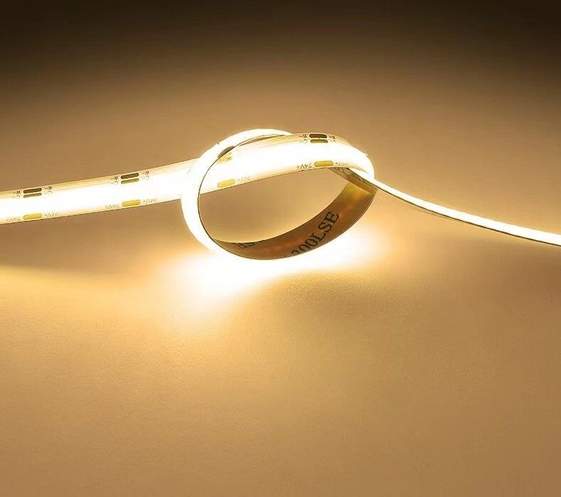 12v 24v 480 led Ce Rohs 3 Flexível Light Cob Led Strip com Dimmer e Suporte Dimming