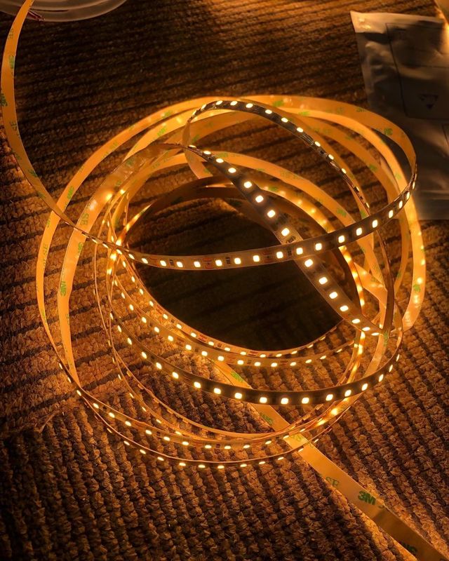 IP20 Iluminação de Decoração de Paisagem 5m 10m 12v 24v 220v Rgbw Cob Light Strip
