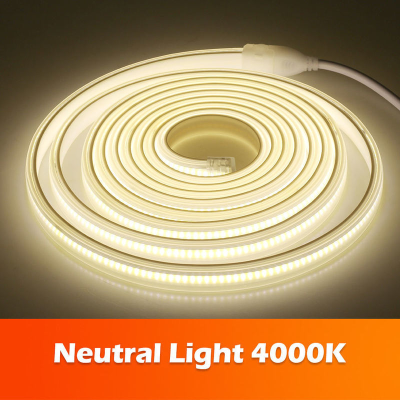 220v 280LEDs/m Branco/Branco Quente/Branco Neutro COB LED Strip CE RoHS 100m 50m Alta Voltagem