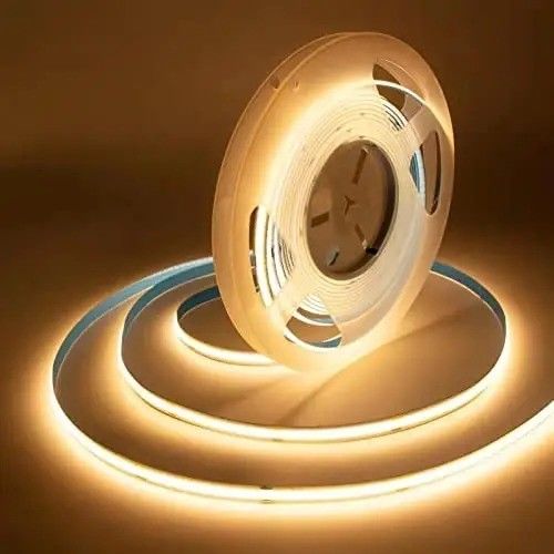 90lm/w Lâmpada Eficiência luminosa Smart COB Led Strip 12V 24V 5M 252leds para publicidade