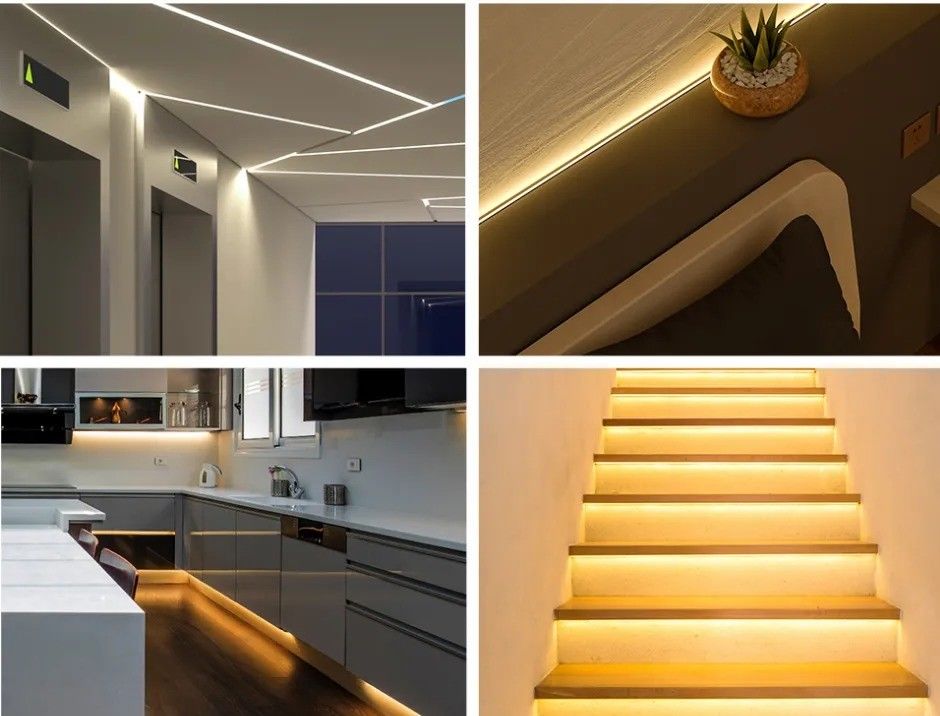 110lm/W 3000K 4000K 6000K COB LED Strip Light Soft Light Strip DC12V/24V CRI90 480LEDs/