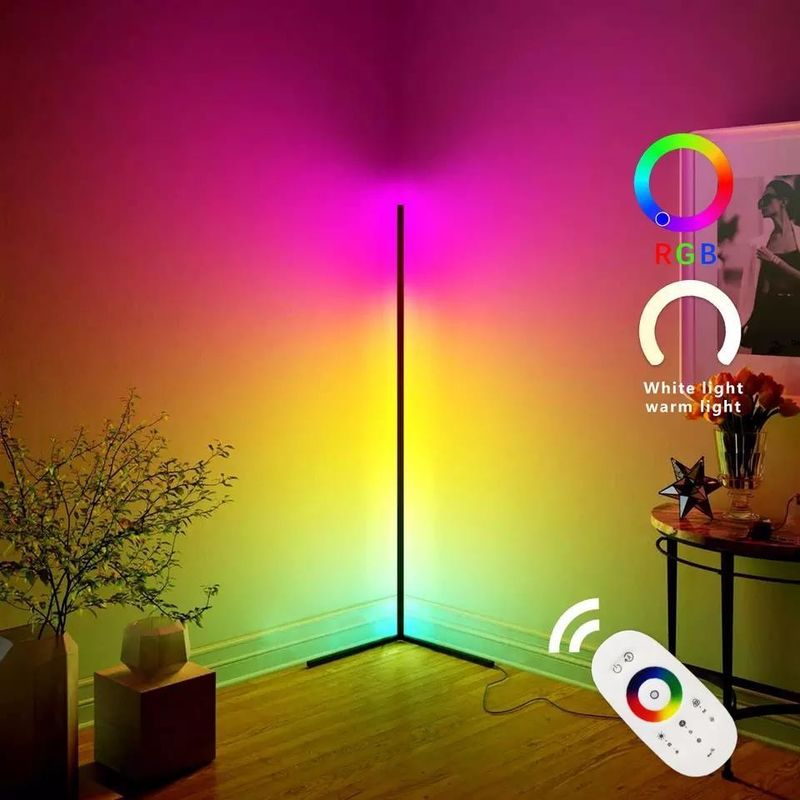Lâmpadas de jogos Sala de estar Ambient Mood Light Rgb Decoração Casa.hotel.iluminação Lâmpada de chão de canto LED de pé