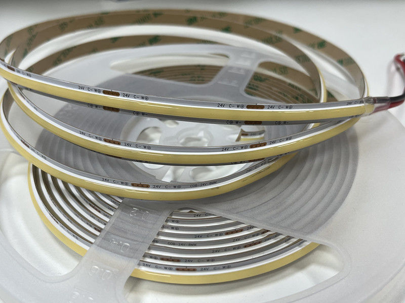 10w/m 560 leds/m Smart COB LED Strip W WW 2700K 6000K FPC CHIP RESISTOR para Iluminação