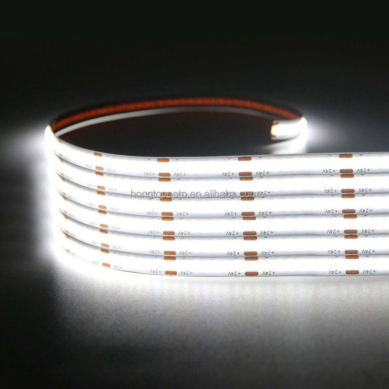 10w/m 560 leds/m Smart COB LED Strip W WW 2700K 6000K FPC CHIP RESISTOR para Iluminação