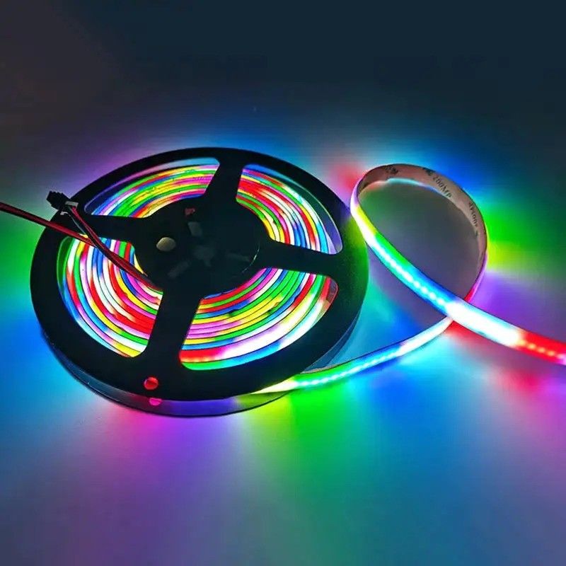 Lâmpada Fluxo luminoso lm 1000 24V 576 leds/meter RGB COB LED Soft Light Strip Directo Bom