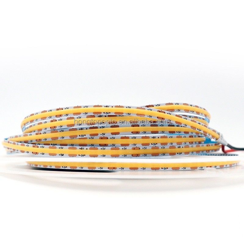 880lm Ra90 Flexível COB LED Strip Light para Alta Densidade 5V 300 LED/m Backlight de Cozinha