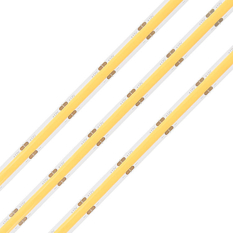 Luz de banda LED COB flexível 320LED 8MM 12 Volt para projetos de iluminação de férias