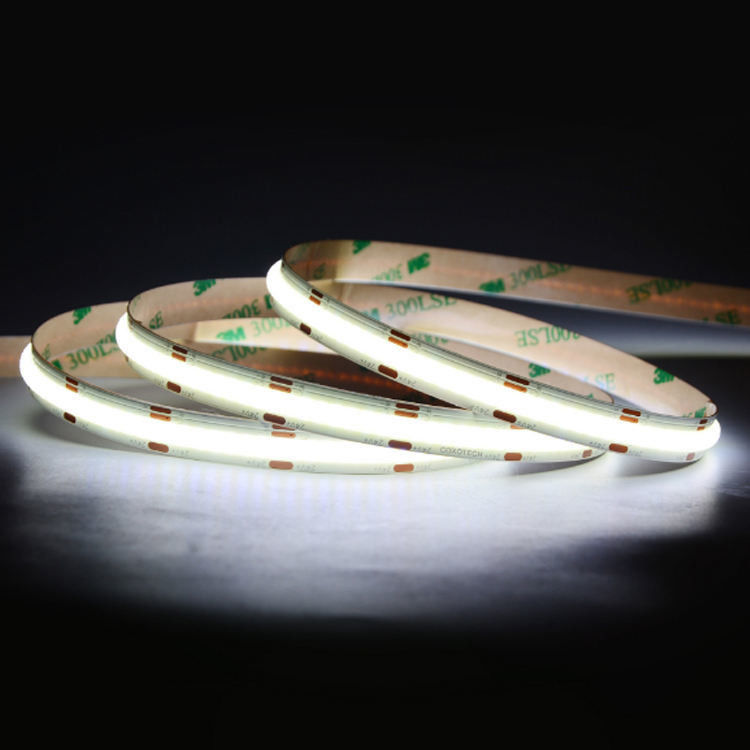 Luz de banda LED COB flexível 320LED 8MM 12 Volt para projetos de iluminação de férias