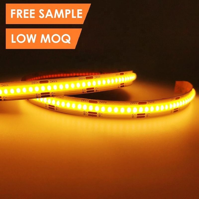 Cob Led Strip Cob Light Strip 5V 12V 24V Personalizado 50000 Horas Duração de vida 0.15kg