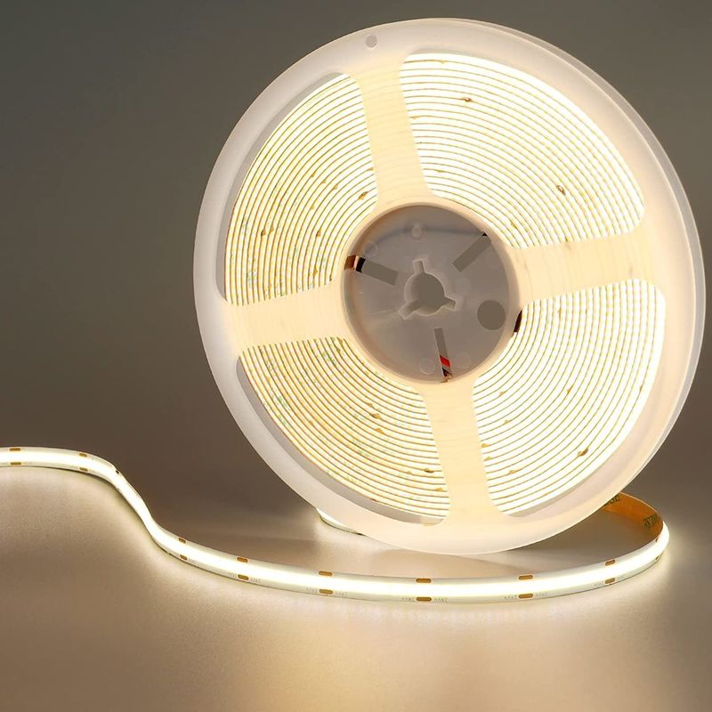 Cob Led Strip Cob Light Strip 5V 12V 24V Personalizado 50000 Horas Duração de vida 0.15kg