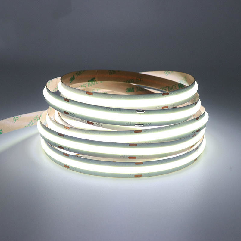 Luz de decoração colorida com design COB flexível e 50000 horas de vida útil