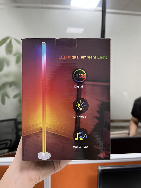 Google Alexa Compatible Corner Light Modern Decoration Suporte de Tuya controlado remotamente