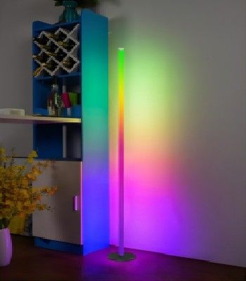1.5m Lâmpadas de jogos Sala de estar Lâmpadas de humor ambiente com lâmpada de piso LED de canto