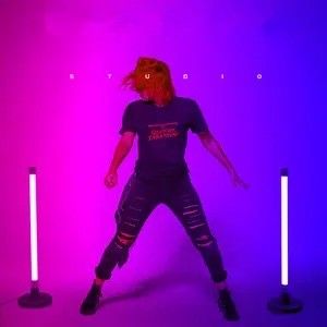 1.5m Lâmpadas de jogos Sala de estar Lâmpadas de humor ambiente com lâmpada de piso LED de canto