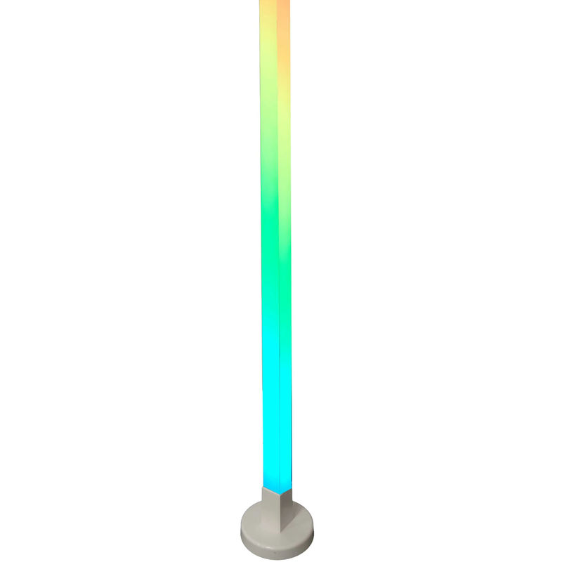Lâmpada de piso LED de mudança de cor para sala de estar e quarto de luz ambiente Material de PC