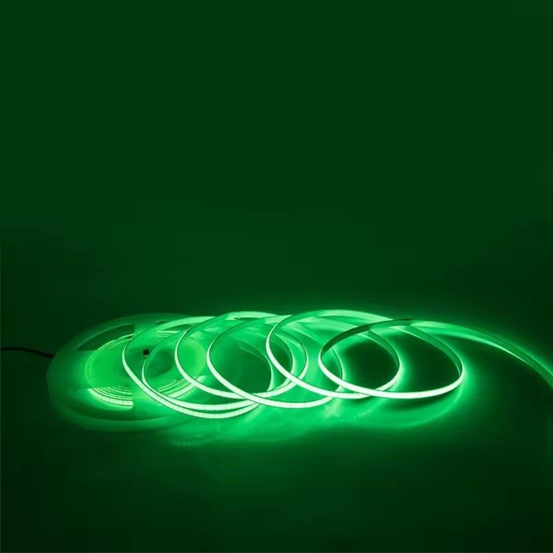 3mm Impermeável 2700k 6000k 12V 220v 5V Ultra Largura fina 400leds COB LED Strip Light com 3