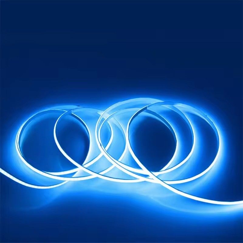 3mm Impermeável 2700k 6000k 12V 220v 5V Ultra Largura fina 400leds COB LED Strip Light com 3