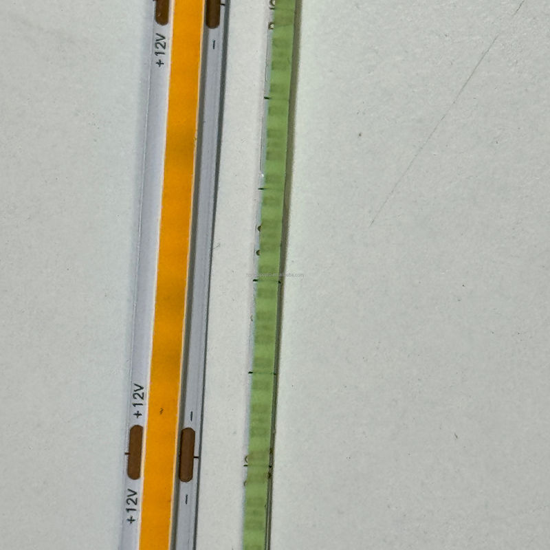 COB LED Strip 12V 1CM de corte 3MM ultra fina largura 5MM 100lm CRI90 3 320LEDs PCB duplo