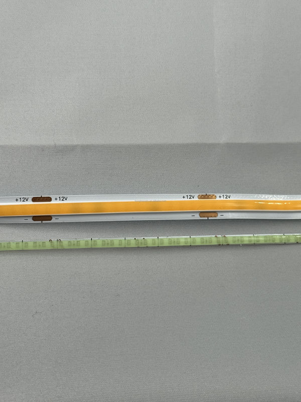 COB LED Strip 12V 1CM de corte 3MM ultra fina largura 5MM 100lm CRI90 3 320LEDs PCB duplo