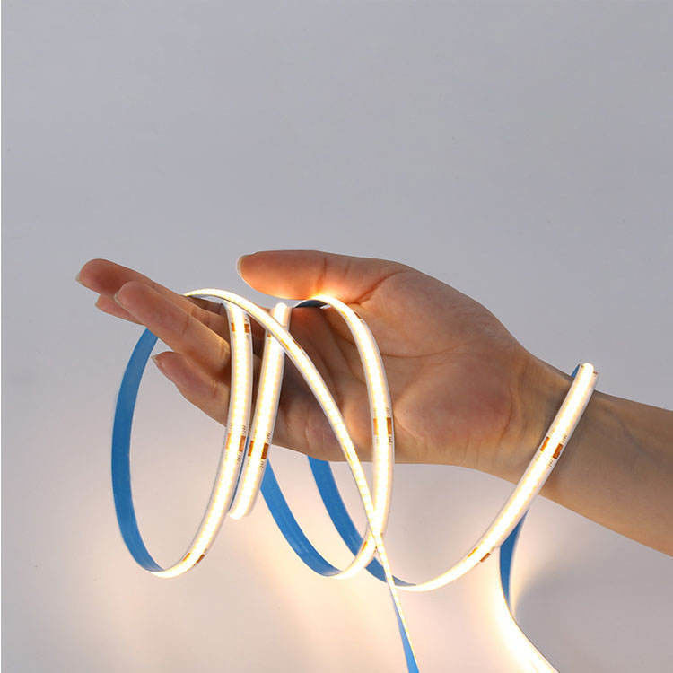 COB CRI 90 8MM 5MM LED Light Strip para a janela da frente da loja Double PCB Support Dimmer