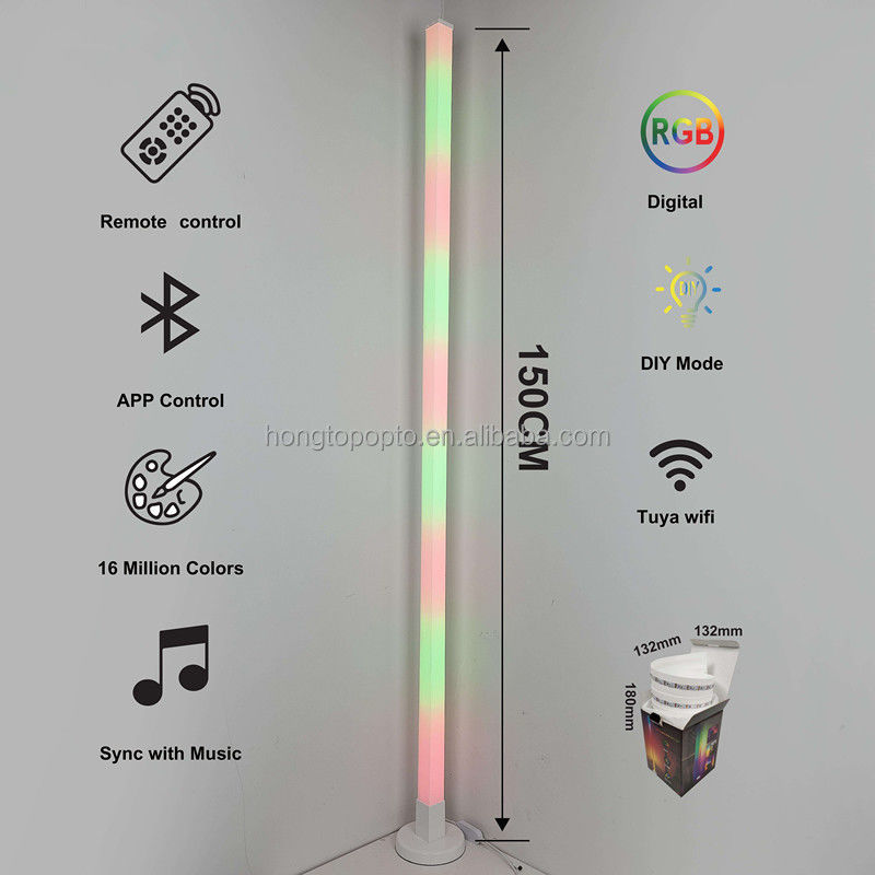 Atmosphere Smart Bluetooth Led Floor Lamp com USB Port e Dimmable Stand Floor Light